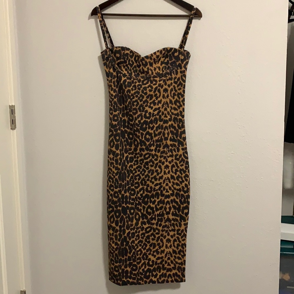 Animal Print bodycon dress